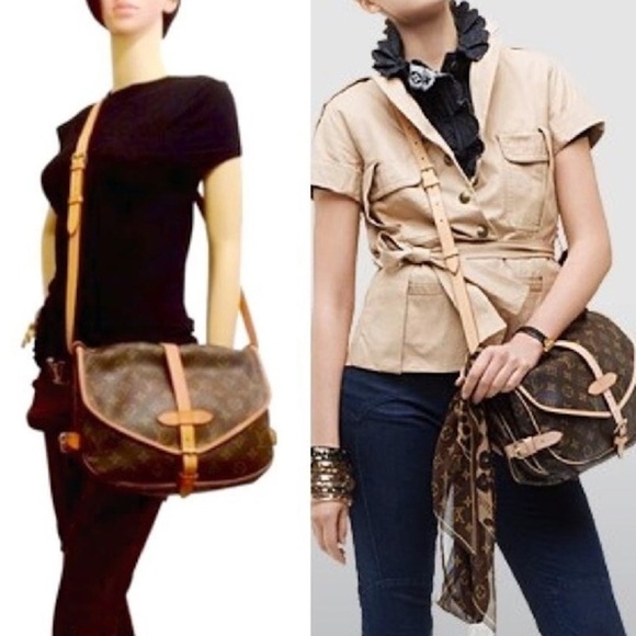 Louis Vuitton Handbags - Auth Louis Vuitton Saumur 30 Crossbody #2168L20